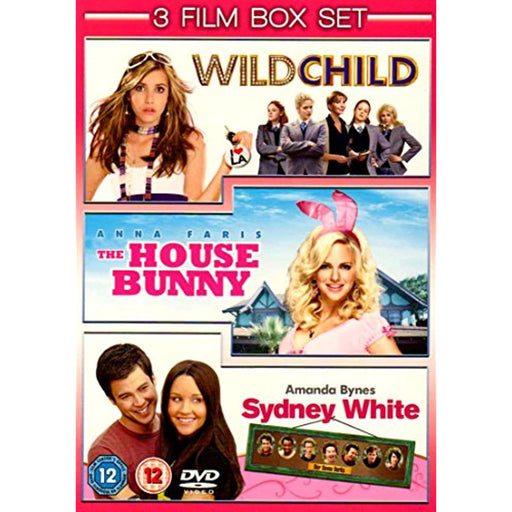 Wild Child/The House Bunny/Sydney White [DVD] [Region 2] - New Sealed - Attic Discovery Shop