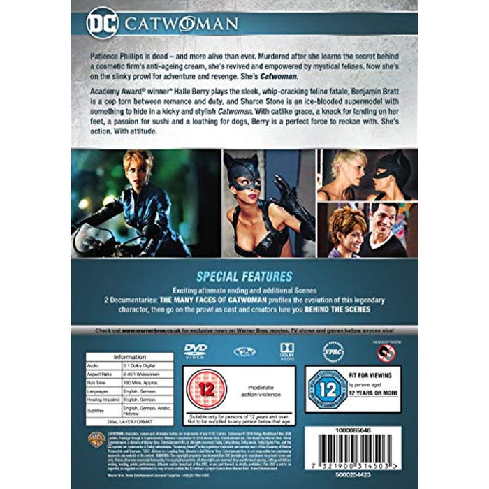 CATWOMAN [DVD] [Including Sleeve] [2004] [Region 2] - New Sealed - Attic Discovery Shop