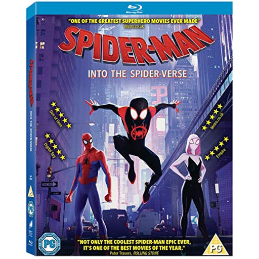 Spider-man Into The Spider-Verse [Blu-ray] [2018] [Region Free] (Animated) - Very Good - Attic Discovery Shop