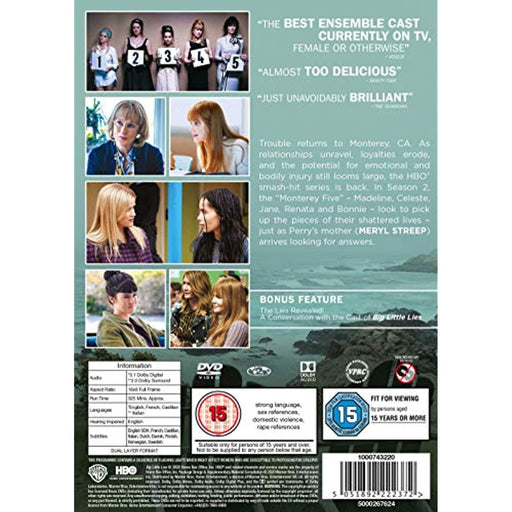 Big Little Lies: Season 2 [DVD] [2019] [Region 2] The Complete 2nd Second Series - Good - Attic Discovery Shop