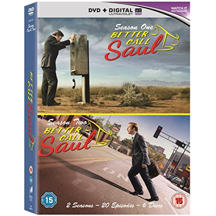Better Call Saul Season 1-2 Series One & Two [DVD Box Set] [Reg 2] - New Sealed - Attic Discovery Shop