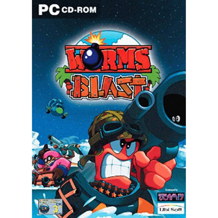 Worms Blast (PC CD-ROM Game) Team17 Official LIMITED Edition - New Sealed - Attic Discovery Shop