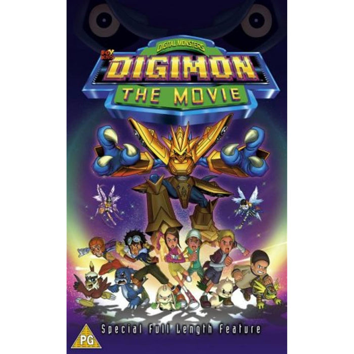 Digimon The Movie [2001] [DVD] [Region 2] Rare Special Full Length Feature Film - Like New - Attic Discovery Shop