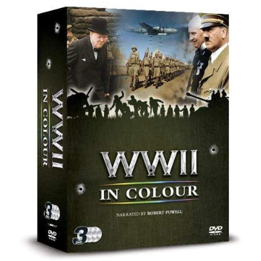 WWII In Colour Triple Pack Episodes 1-9 WW2 DVD Box Set [Region 2] - New Sealed - Attic Discovery Shop