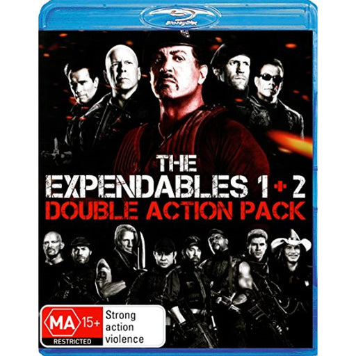 Expendables: 1 and 2 (Double Action Pack) [2 Discs] [Region B] [Blu-ray] - Very Good - Attic Discovery Shop