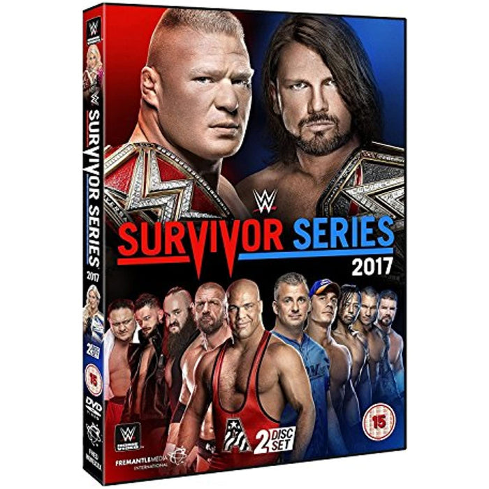 WWE: Survivor Series 2017 DVD [Reg 2, 5] Rare Wrestling 2 Disc Set - New Sealed - Attic Discovery Shop