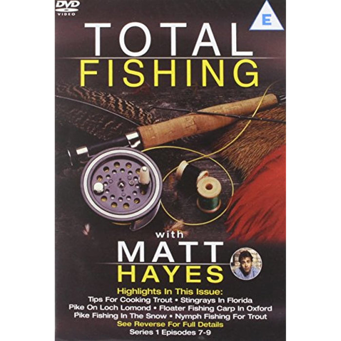 Total Fishing With Matt Hayes Series 1 Episode 7-9 [DVD] [Region Free] - Like New - Attic Discovery Shop