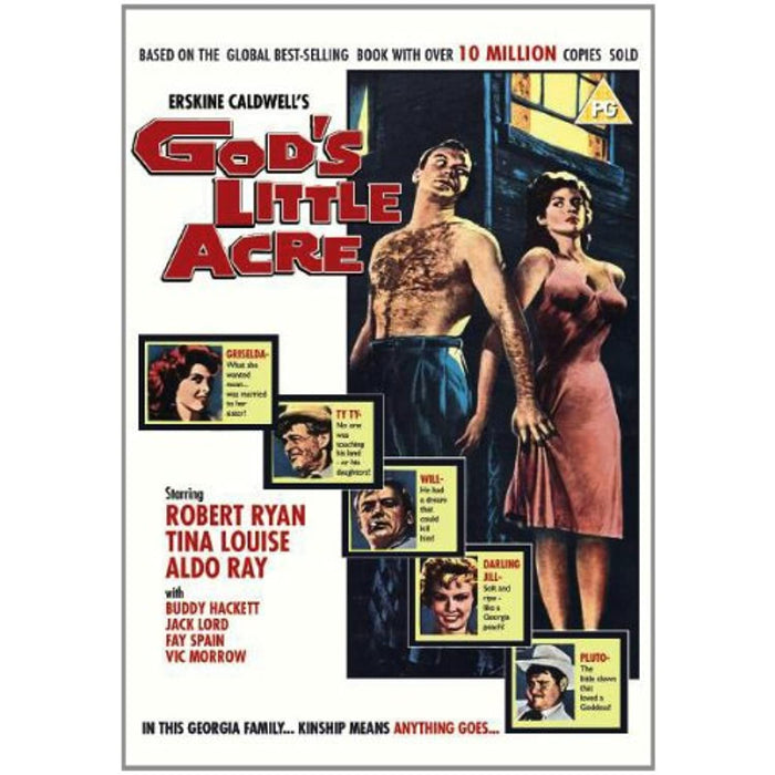 God's Little Acre [DVD] [1958] [Region Free] - Like New - Attic Discovery Shop