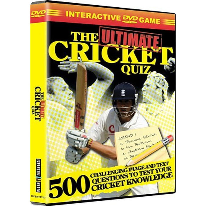 The Ultimate Cricket Quiz [Interactive DVD] [Region Free] - New Sealed - Attic Discovery Shop