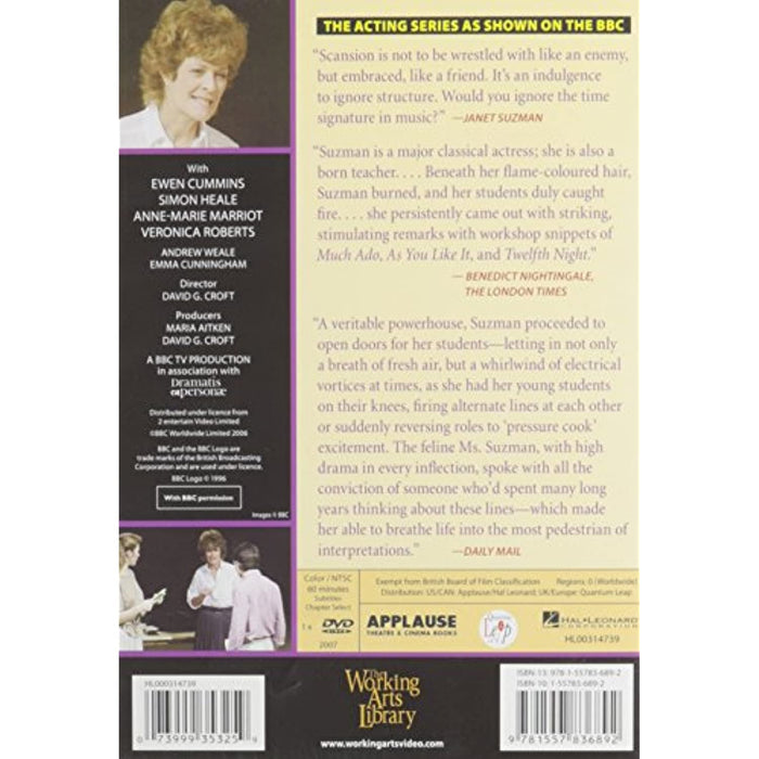 Janet Suzman - Acting In Shakespearean Comedy [DVD] [Region Free] - New Sealed - Attic Discovery Shop