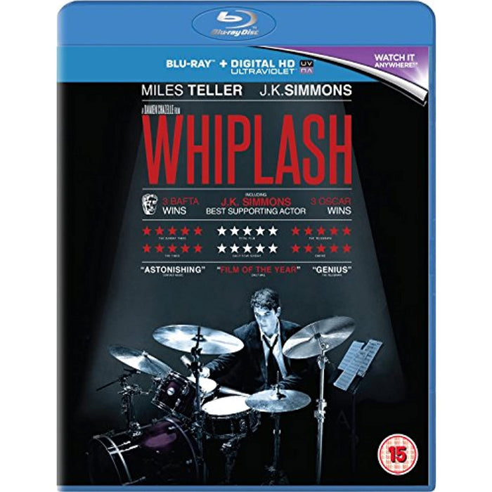 Whiplash [Blu-ray] [2015] [Region Free] - Very Good - Attic Discovery Shop