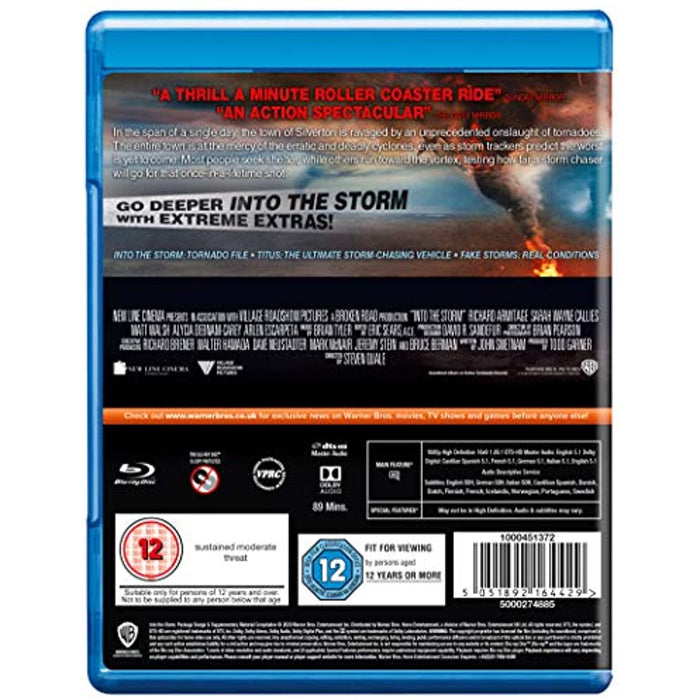 Into The Storm [Blu-ray] [2014] [Region Free] - New Sealed - Attic Discovery Shop