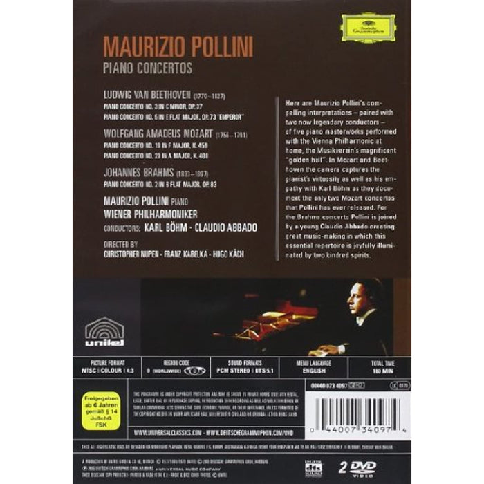Maurizio Pollini - Piano Concertos [DVD] [2005] [Region Free] - Very Good - Attic Discovery Shop