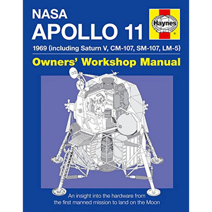 Apollo 11 Manual Haynes First Manned Mission to Land on the Moon Hardback Book - Very Good - Attic Discovery Shop