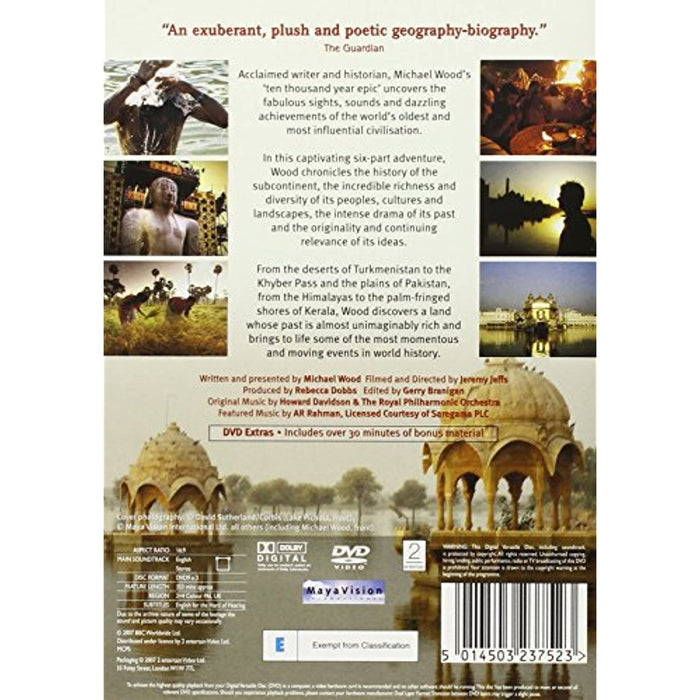The Story of India with Michael Wood: BBC Series [DVD] [Reg 2, 4] - New Sealed - Attic Discovery Shop