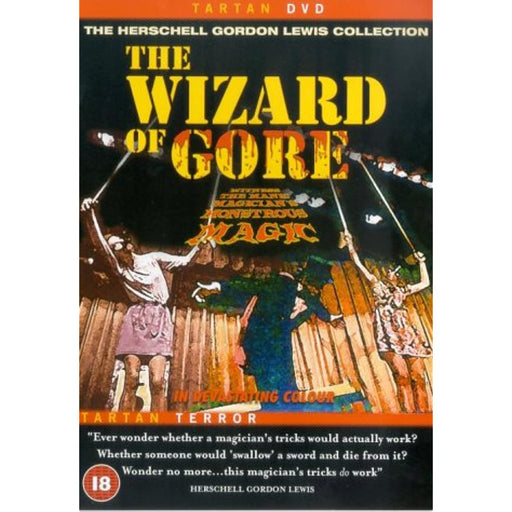 The Wizard Of Gore [Rare Tartan DVD] [Region Free] - Very Good - Attic Discovery Shop