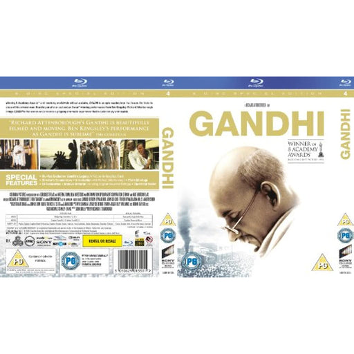 Gandhi [Blu-ray] [2009] [Region Free] - Like New - Attic Discovery Shop