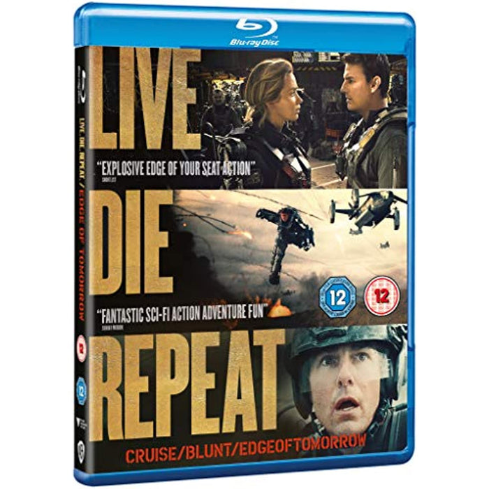 Edge of Tomorrow: Live Die Repeat [Blu-ray] [2014] [Region Free] - New Sealed - Attic Discovery Shop