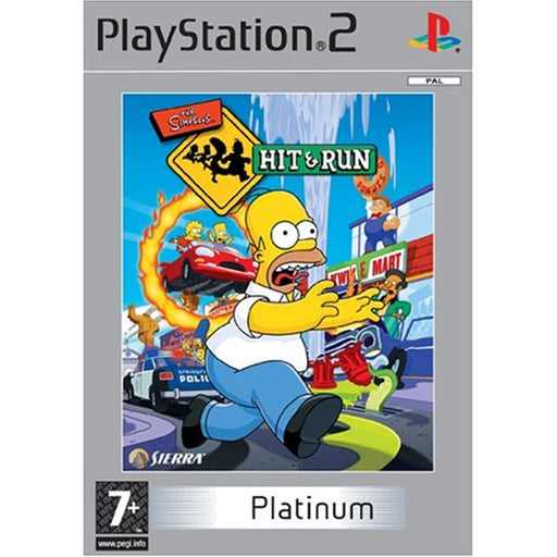 The Simpsons: Hit & Run Platinum (PS2 PlayStation 2 Game) [PAL] - Very Good - Attic Discovery Shop