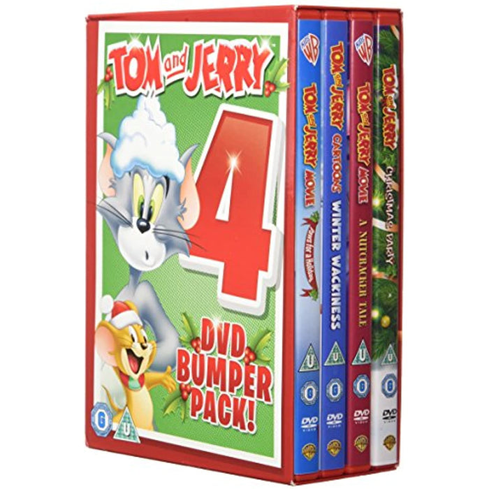 Tom And Jerry Christmas 4 Film Collection Bumper Pack [DVD Box Set] - New Sealed - Attic Discovery Shop