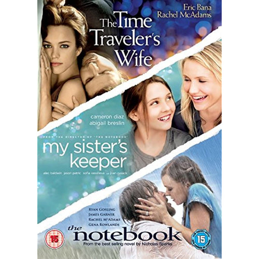 The Time Traveler's Wife / My Sister's Keeper / The Notebook [DVD] [Region 2] - Like New - Attic Discovery Shop