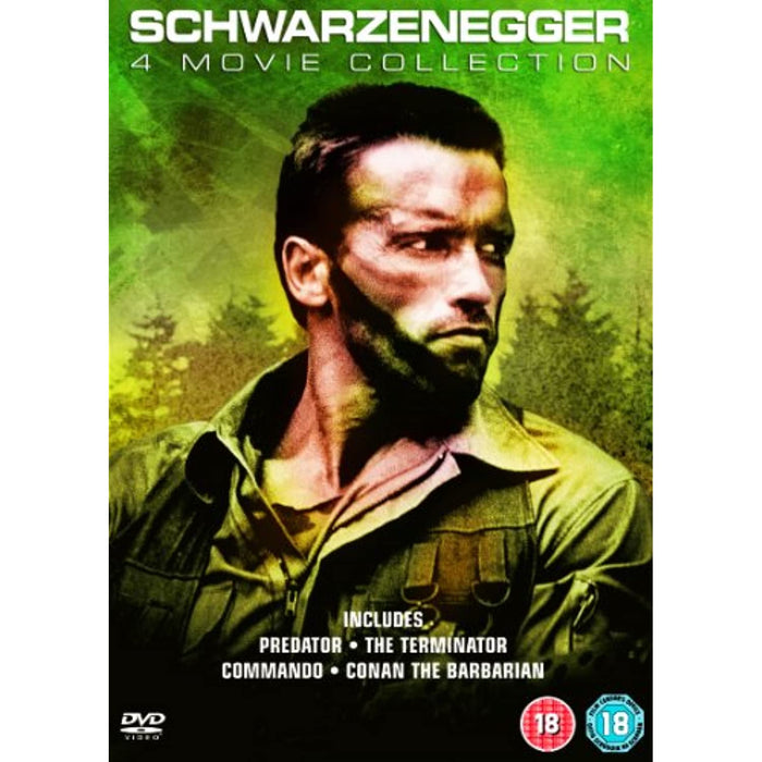 Arnold Schwarzenegger 4 Movie Collection: Inc Predator [DVD] [R2] - Like New - Attic Discovery Shop