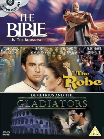 The Bible .. / Robe / Demetrius And The Gladiators [DVD] [Region 2] - New Sealed - Attic Discovery Shop