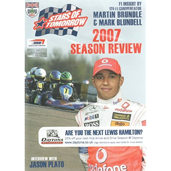 BRDC Season Review 2007 Karting DVD [Region Free] Stars of Tomorrow Jason Plato - Very Good - Very Good - Attic Discovery Shop