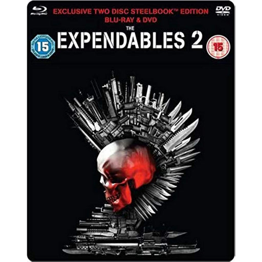 The Expendables 2 Limited Edition Steelbook [Blu-ray + DVD] [Region B / 2] - Acceptable - Attic Discovery Shop