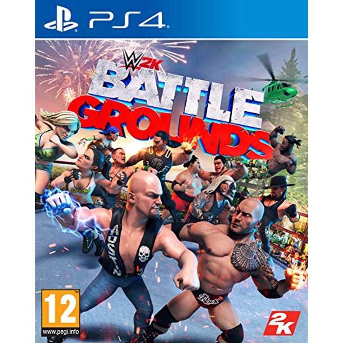 WWE 2K Battlegrounds (PS4 Sony PlayStation 4 Game) - Very Good - Attic Discovery Shop