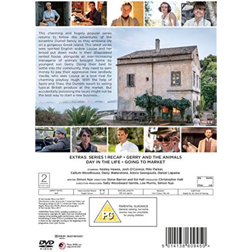 The Durrells - Series 2 / Complete Second Season [DVD] [2017] [Region 2 & 4] - Like New - Attic Discovery Shop