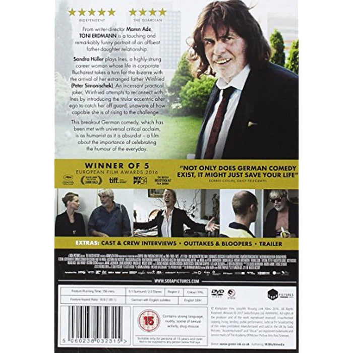 Toni Erdmann [DVD] [2017] [Region 2] - New Sealed - Attic Discovery Shop