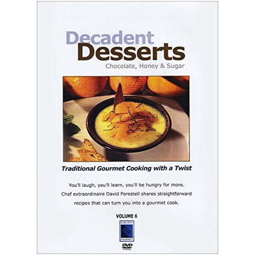 Gourmet Cooking - Decadent Desserts [DVD] [R2] - (New, Creases and Gaps in Seal) - Like New - Attic Discovery Shop