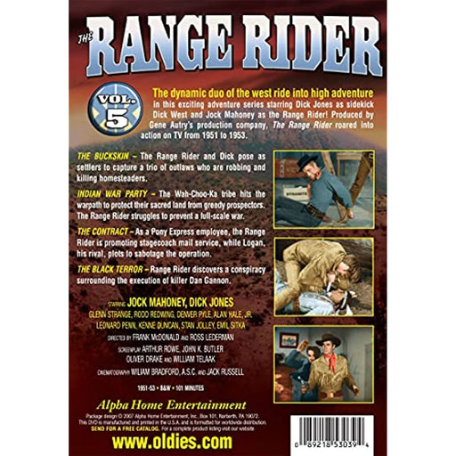 Range Rider - Volume 5 (DVD) (1951) (All Regions) (NTSC) (US Import) [1948] - Like New - Attic Discovery Shop