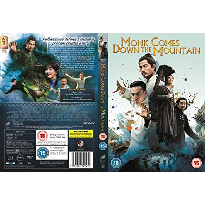 Monk Comes Down The Mountain - Martial Arts Film [DVD] [Region 2] - Very Good - Very Good - Attic Discovery Shop