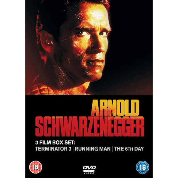 Arnold Schwarzenegger 3 Film Boxset Terminator 3/The 6th Day/Running Man DVD R2 - Like New - Attic Discovery Shop