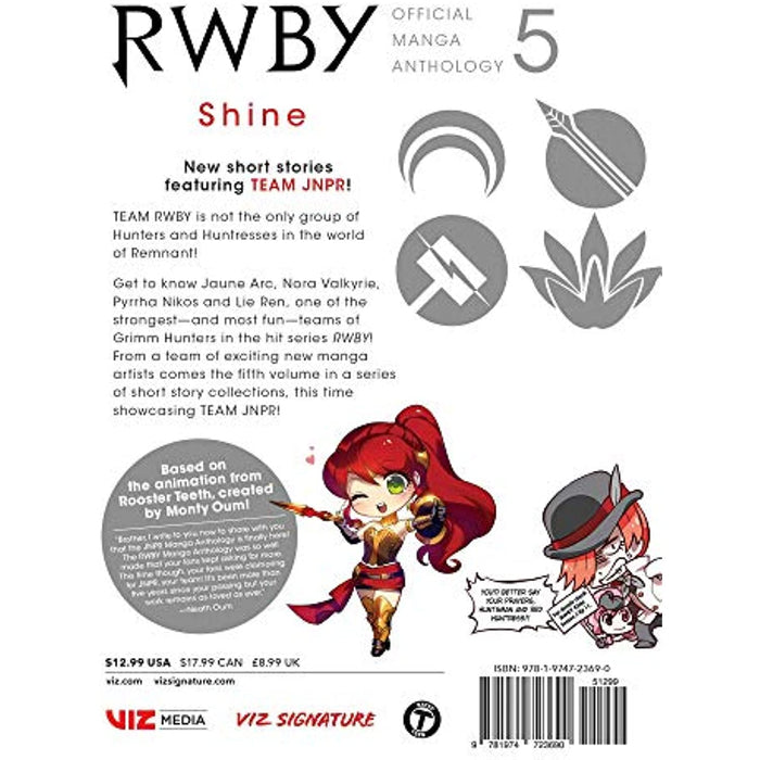 RWBY: Official Manga Anthology, Vol. 5: Shine: Volume 5 - Very Good - Attic Discovery Shop