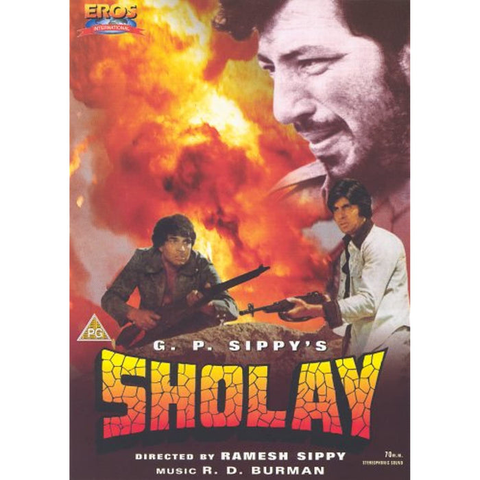 Sholay [DVD] [NTSC] [Region Free] (English Subtitles) - Very Good - Attic Discovery Shop