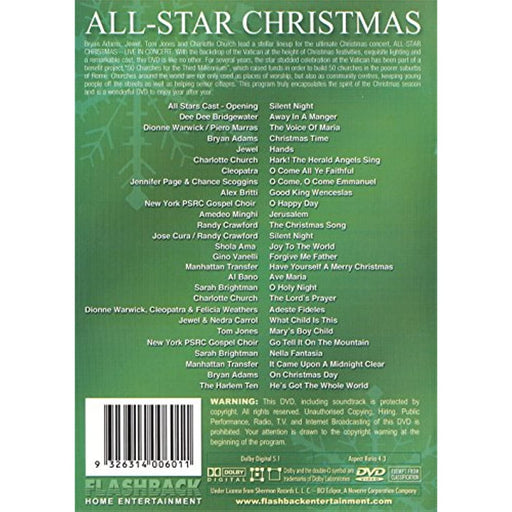 All Star Christmas - Jewel, Charlotte Church, Tom Jones, Bryan Adams [DVD] [R2] - Like New - Attic Discovery Shop