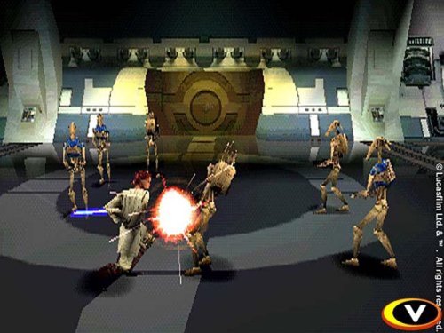 Star Wars Episode 1 I Jedi Power Battles (PS1 PlayStation 1 Game) - Good - Attic Discovery Shop