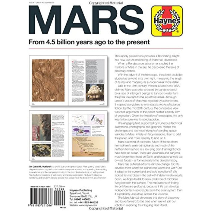 Mars Haynes Manual study and exploration of the Red Planet Hardback Book - Very Good - Attic Discovery Shop