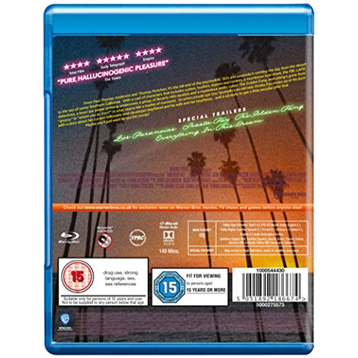 Inherent Vice [Blu-ray] [2015] [Region Free] - Very Good - Attic Discovery Shop