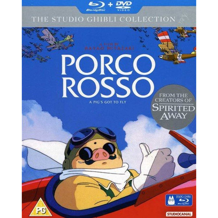 Porco Rosso Double Play (Blu-ray + DVD) [Region B] [2-Disc] (Studio Ghibli) - Very Good - Attic Discovery Shop