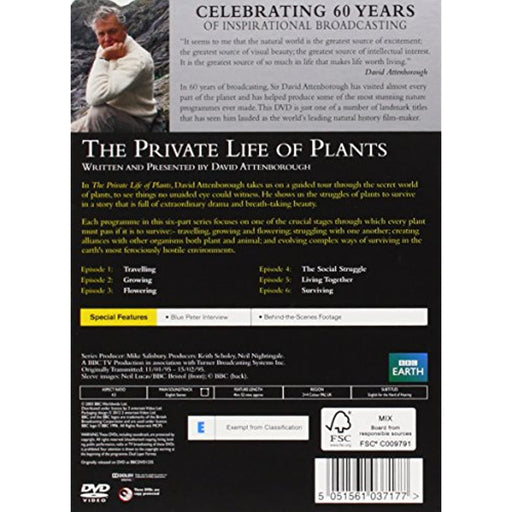 Private Life of Plants - David Attenborough [DVD] [Region 2, 4] - Very Good - Attic Discovery Shop