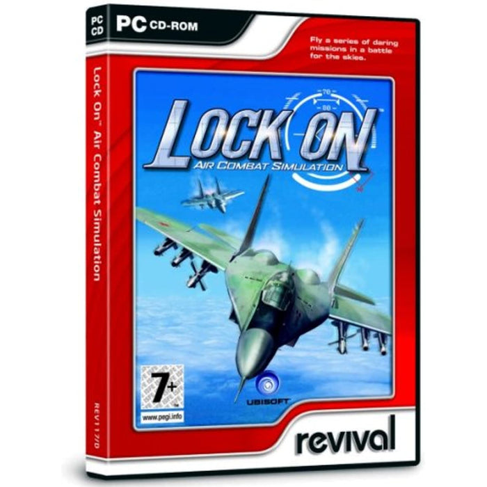 Lock On Air Combat Simulation (PC CD-ROM Software) Flight Simulator - Like New - Attic Discovery Shop