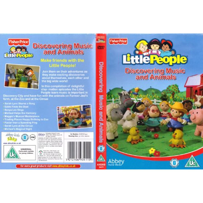 Little People: Discovering Music and Animals [DVD] [Region 2] - New Sealed - Attic Discovery Shop