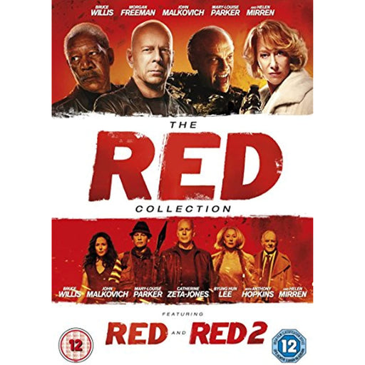 The Red Collection (Red1 / Red 2) [DVD] [Region 2] Bruce Willis, Morgan Freeman - Like New - Attic Discovery Shop