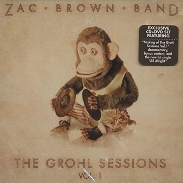 Zac Brown Band The Grohl Sessions, Vol. 1 [Rare CD + DVD Edition] - Very Good - Attic Discovery Shop