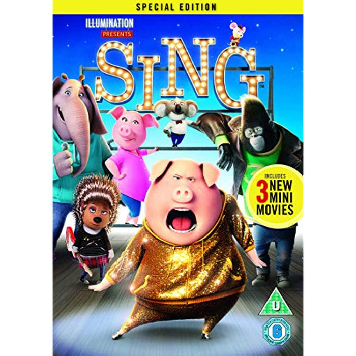 Sing - Special Edition [DVD] [2017] [Region 2, 4, 5] - Like New - Attic Discovery Shop