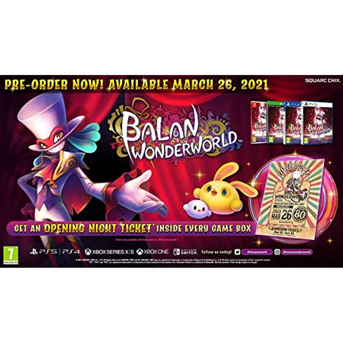 Balan Wonderworld (PS4 Sony PlayStation 4 Game) [Square Enix Release] - Very Good - Attic Discovery Shop